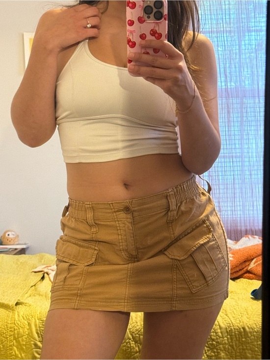 Urban Outfitters Dresses & Skirts - BDG XS Casual Tan Cargo Mini Skirt